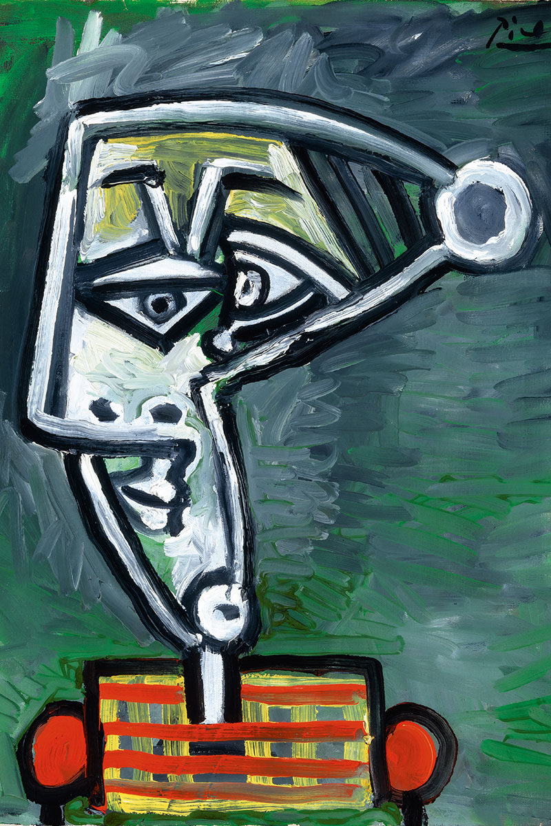 wilhelm-hack-museum kunst körper pablo picasso Tête de femme