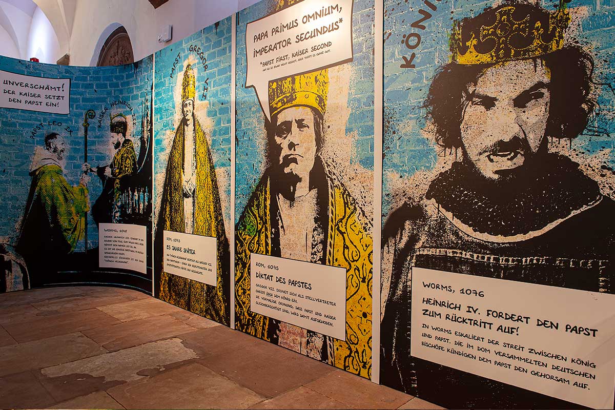 museum andreasstift worms canossa kaiser papst eichfelder artworks